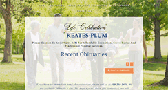 Desktop Screenshot of keatesplum.com